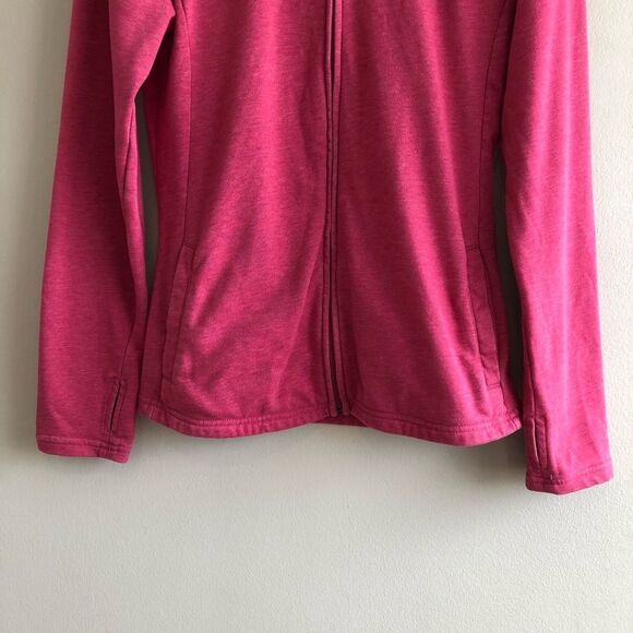 Bench Comfy Soft Long Sleeve Athleisure Zip Up Sweater Jacket Top Pink - Picture 6 of 14